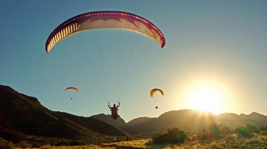 Por qué vuela un parapente