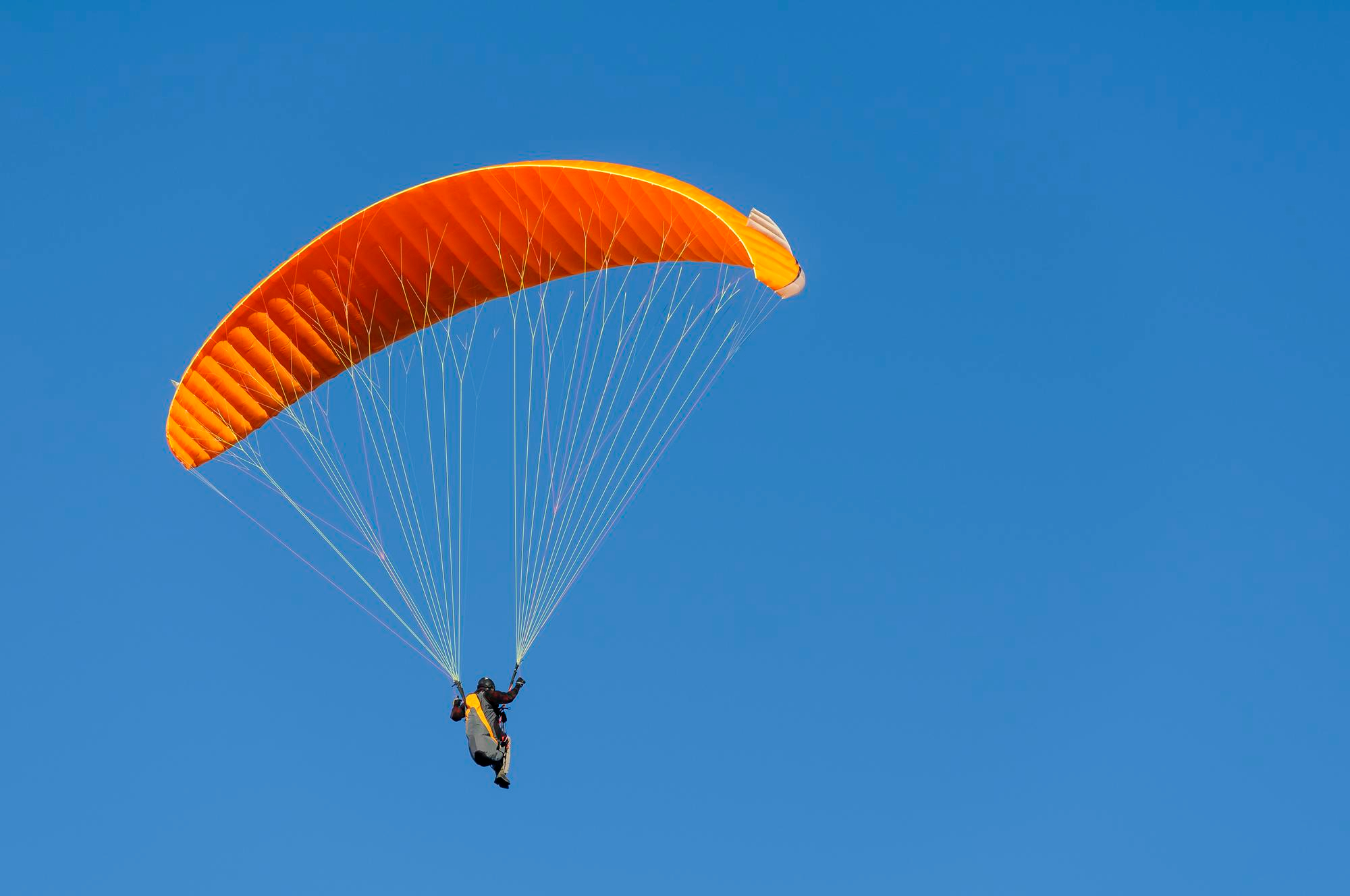 Altura a la que se vuela el parapente