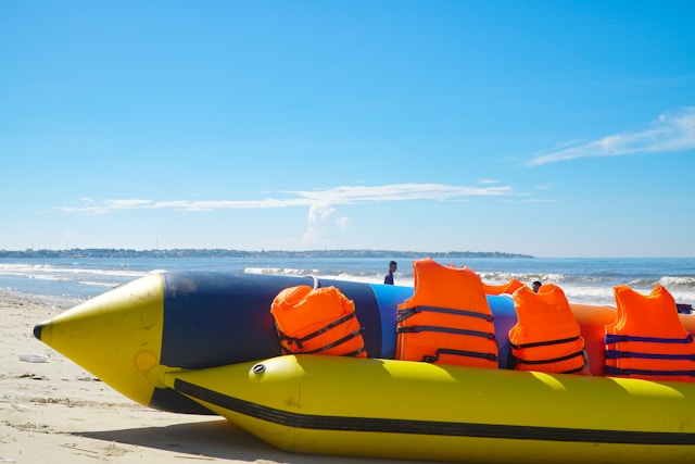 Actividad de banana boat en alicante