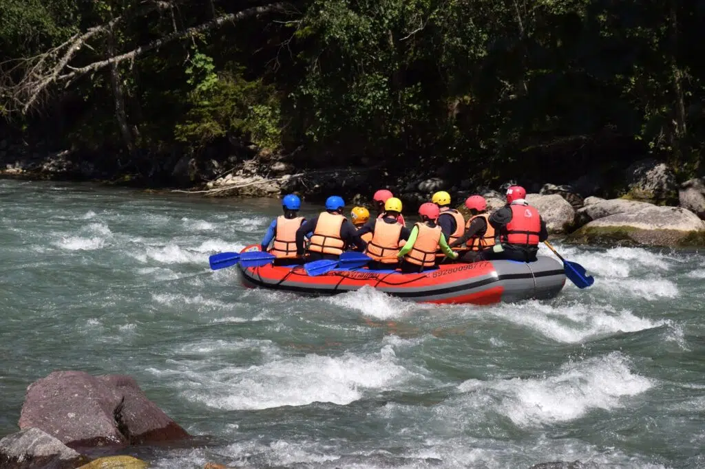 Rafting en invierno