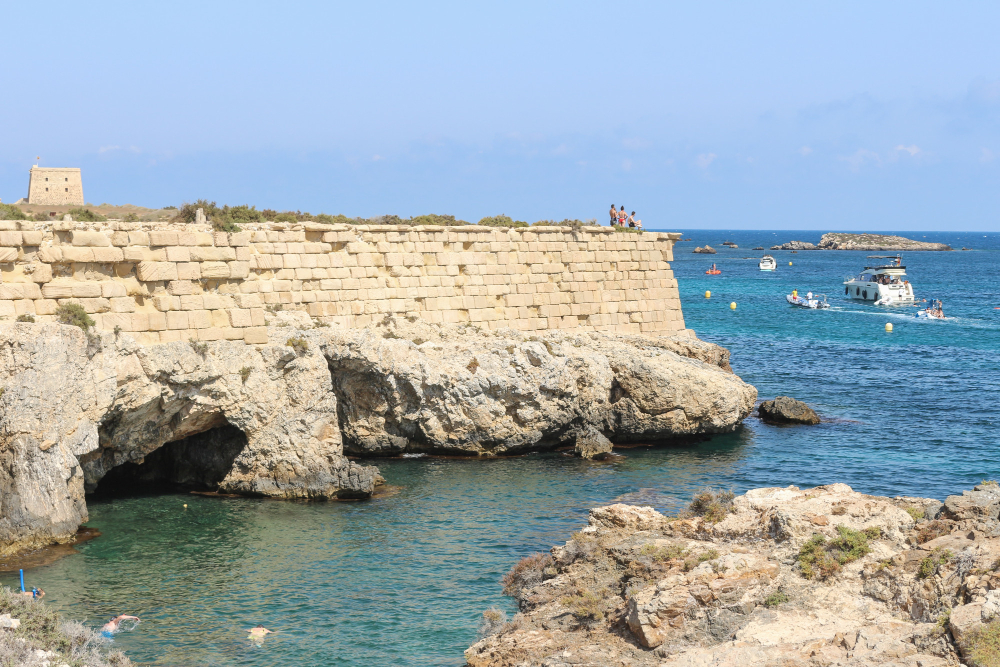 cala para hacer snorkel en Tabarca